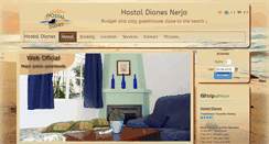 Desktop Screenshot of hostaldianes.com