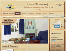 Tablet Screenshot of hostaldianes.com